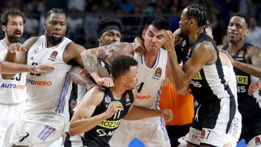 Gabriel Deck a las piñas en Real Madrid - Partizan por la Euroliga: el video de la batalla campal