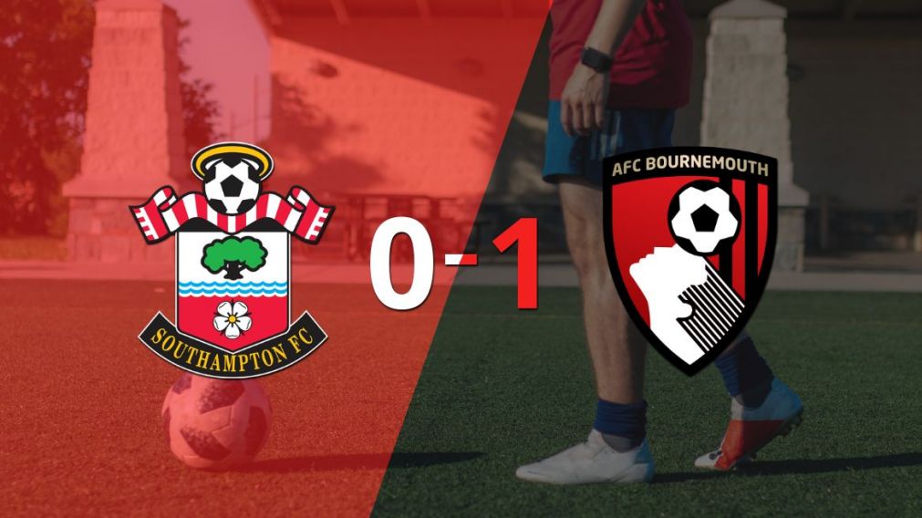 Solitario gol le da triunfo a Bournemouth sobre Southampton
