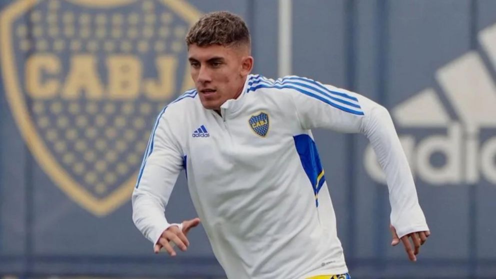 Boca: el hijo del Cata Díaz sufrió una grave lesión en su segundo entrenamiento con la Primera