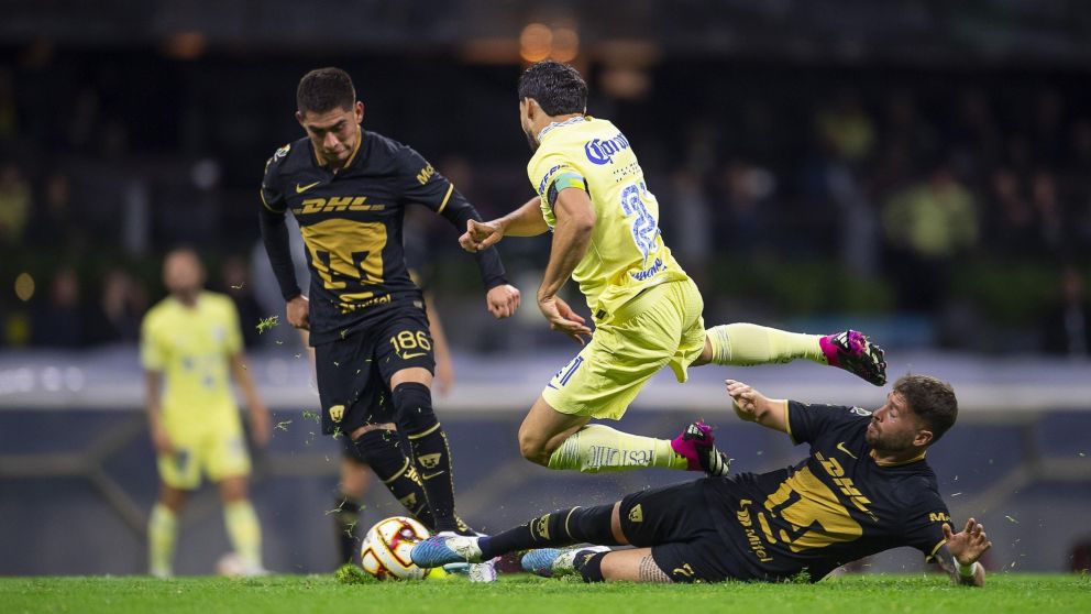 América y Pumas empatan en el duelo caliente de entrenadores argentinos: Mohamed se fue expulsado y provocando