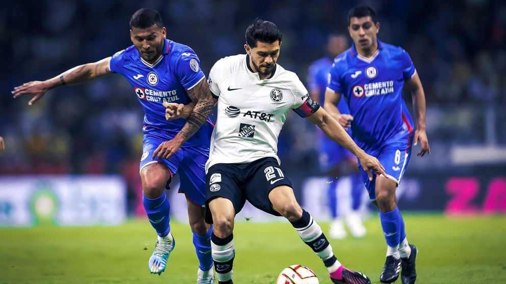 América de México se adueña del clásico ante Cruz Azul y es serio candidato al título