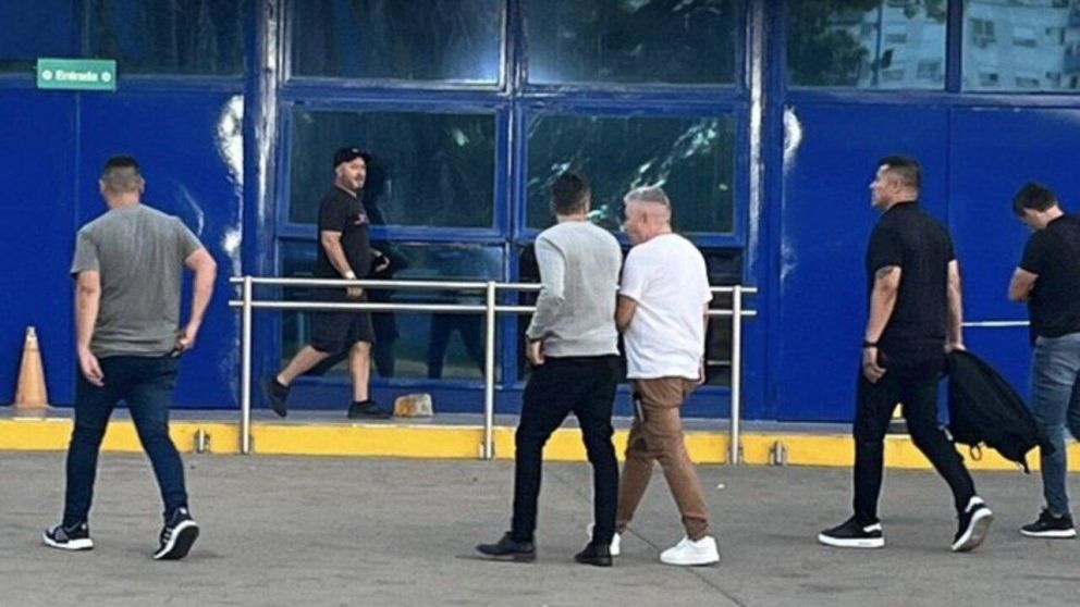 Jorge Almirón, el flamante entrenador de Boca, está en La Bombonera para ver el partido ante Colón