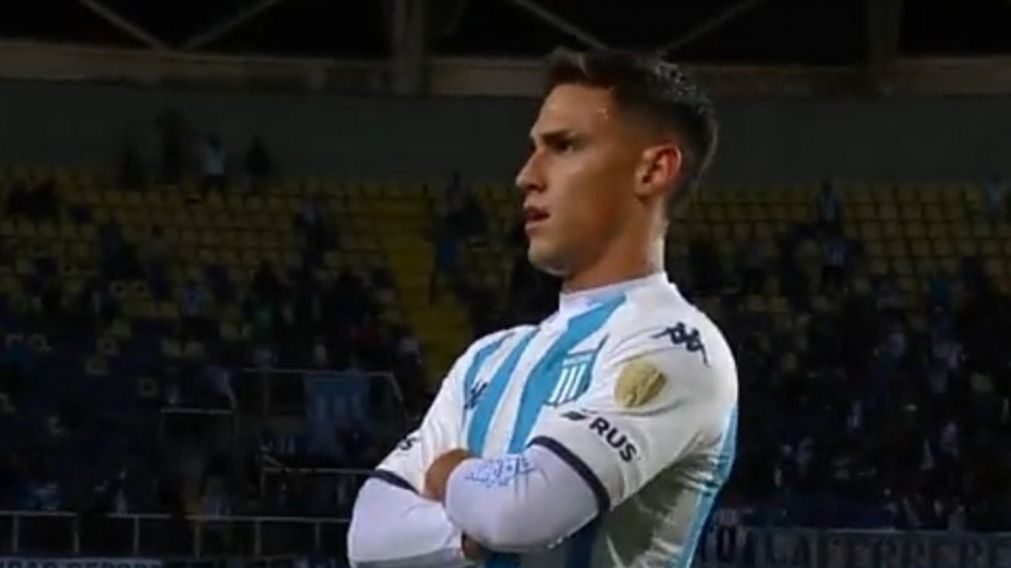 ¡Impresionante! Racing metió un gol de mitad de cancha en la Copa Libertadores