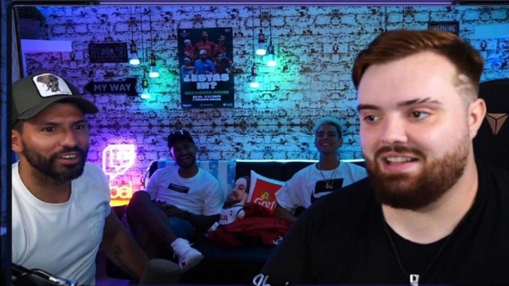 Ibai Llanos y Sergio Ag�ero generaron un revuelo en las redes sociales reaccionando a los goles de Messi y Cristiano Ronaldo�