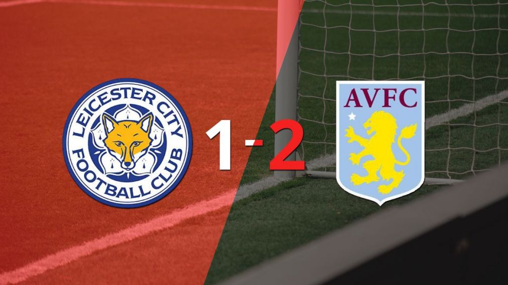 Aston Villa gan� por 2-1 en su visita a Leicester City