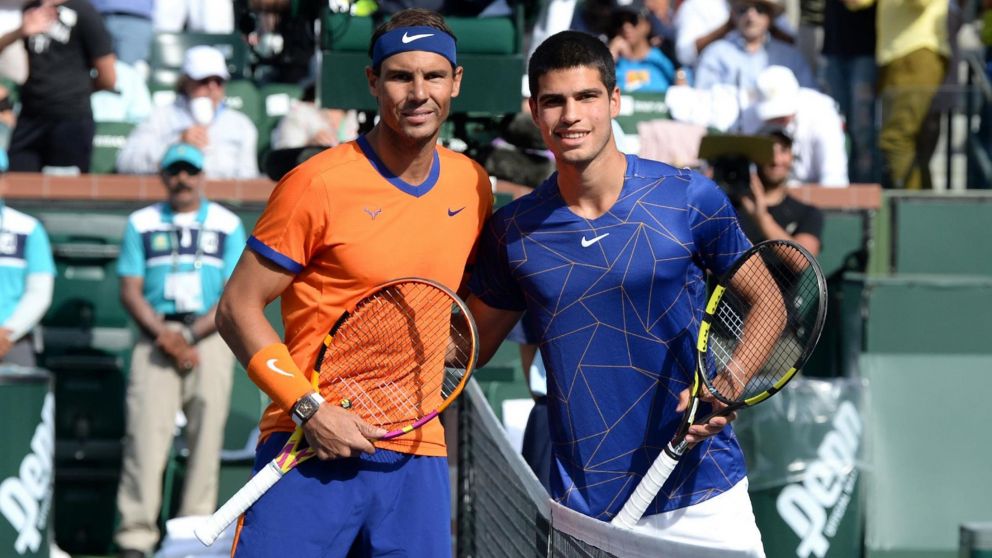 Rafael Nadal y Carlos Alcaraz se bajaron dell Masters 1000 de Montecarlo