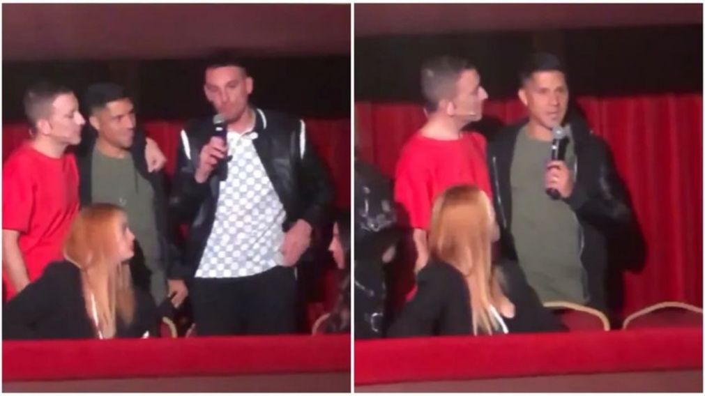 River: Franco Armani y Enzo Pérez fueron al teatro antes de viajar a Bolivia y revolucionaron la sala