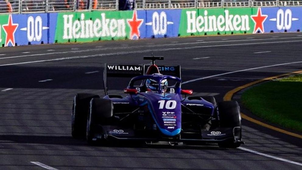 Franco Colapinto clasificó séptimo con la Fórmula 3 en Australia