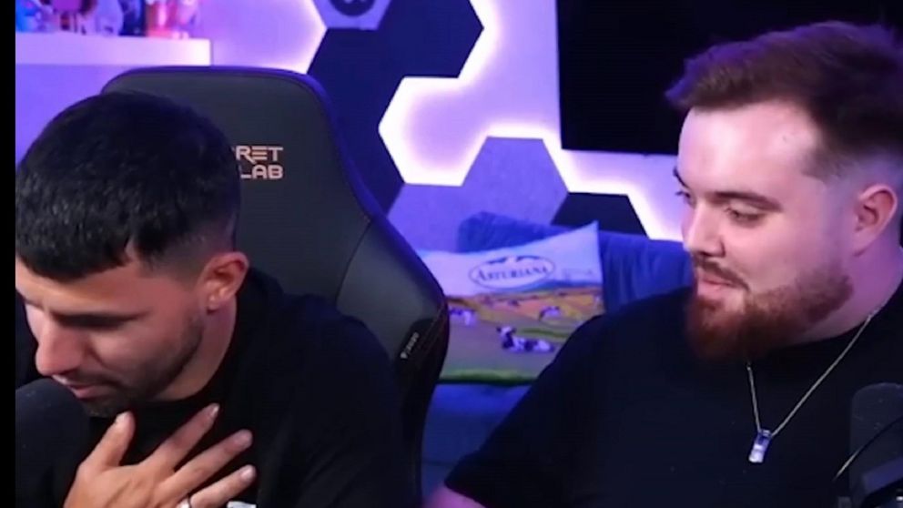 Kun Agüero llevó calma después de asustar a todos en un stream: "sigo acá"