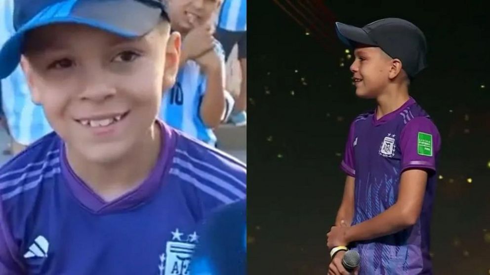 ¡Emocionante!: conocé a José Andrada, el nene de 12 años que hizo llorar a Scaloni, Messi y toda la Selección Argentina