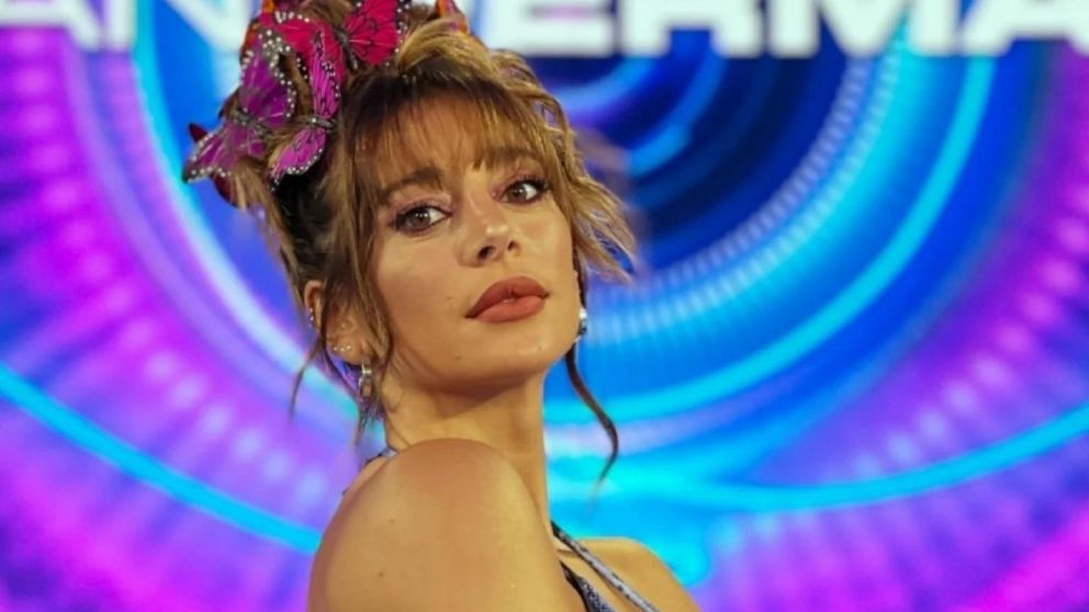 Sol Pérez impactó en Gran Hermano con un vestido verde al borde de la censura