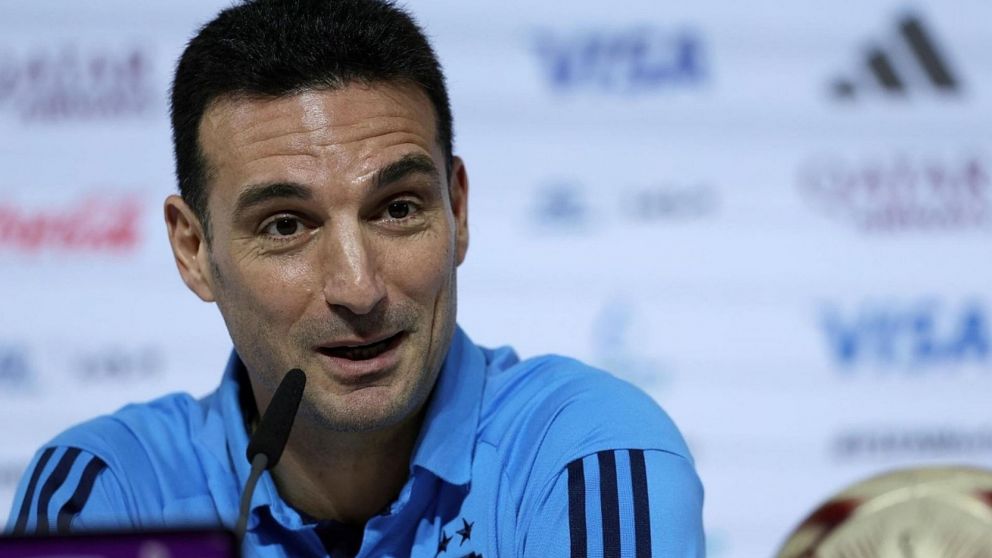 Scaloni habla en conferencia antes de los amistosos de Argentina con Panamá y Curazao