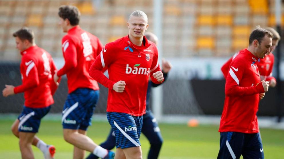 Haaland se lesionó y no jugará para Noruega ante España y Georgia por la Eurocopa 2024