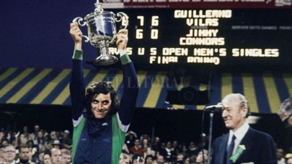 Guillermo Vilas repasa su triunfo en el US Open