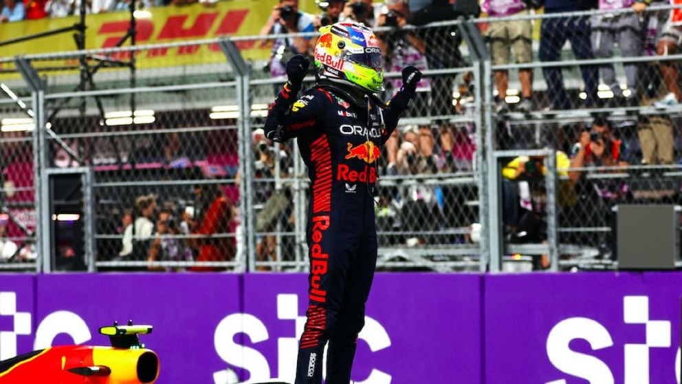 Fórmula 1: Checo Pérez voló y festejó en el Gran Premio de Arabia Saudita