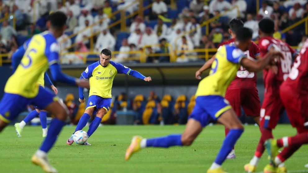Cristiano Ronaldo hizo un golazo de tiro libre que sirvió para la victoria de Al Nassr