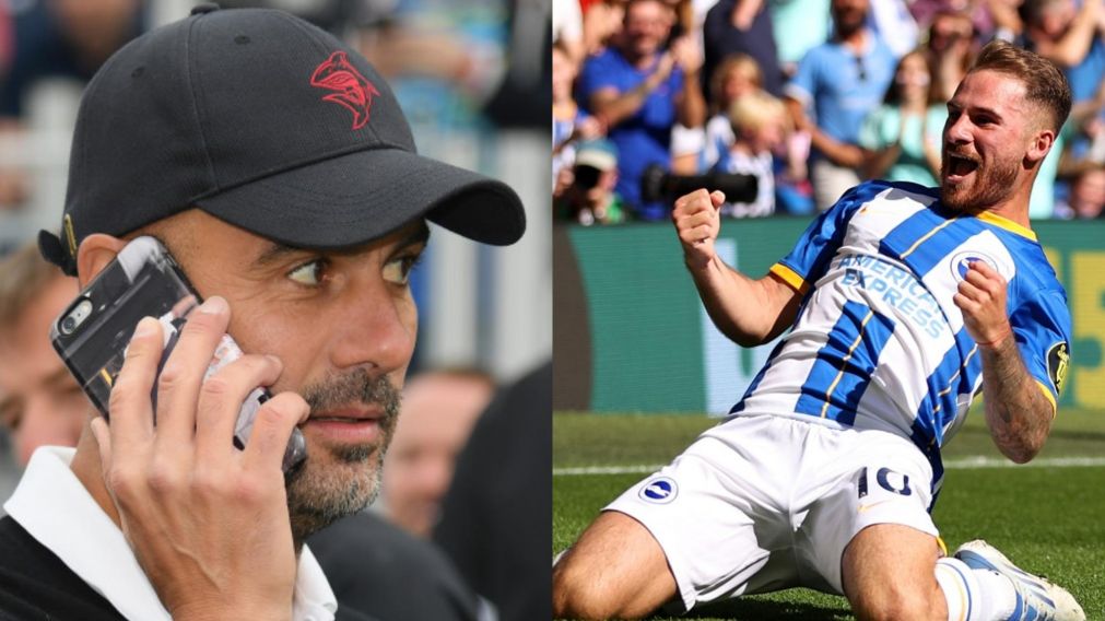 Alexis Mac Allister recibi� un inesperado llamado de Guardiola: �se va a Manchester City?