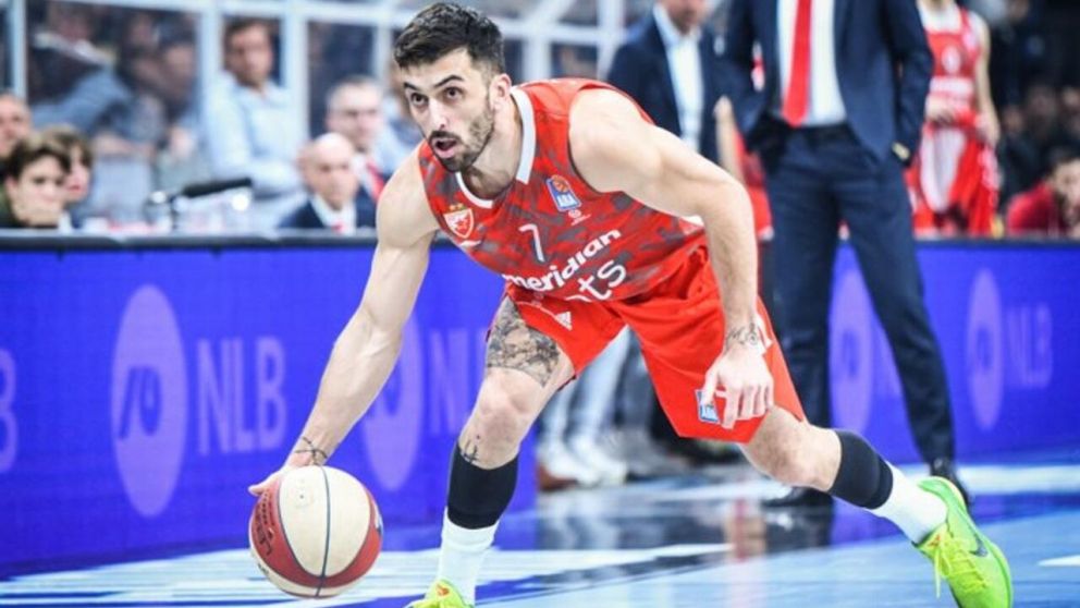 Campazzo la rompió en el Estrella Roja en el clásico ante Partizan: los videos de una actuación descollante