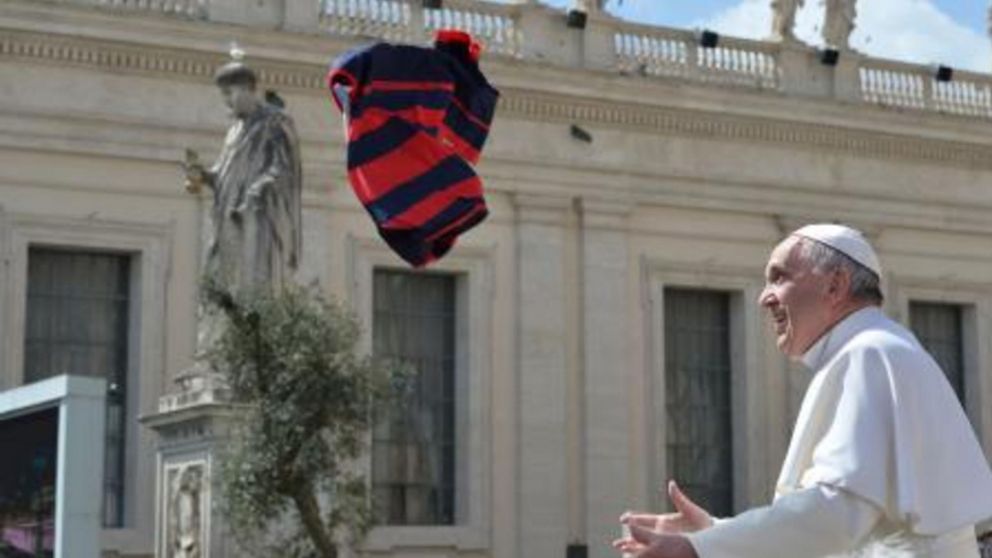 San Lorenzo recuerda con gran orgullo al Papa Francisco por cumplir una década al frente de la Iglesia Católica