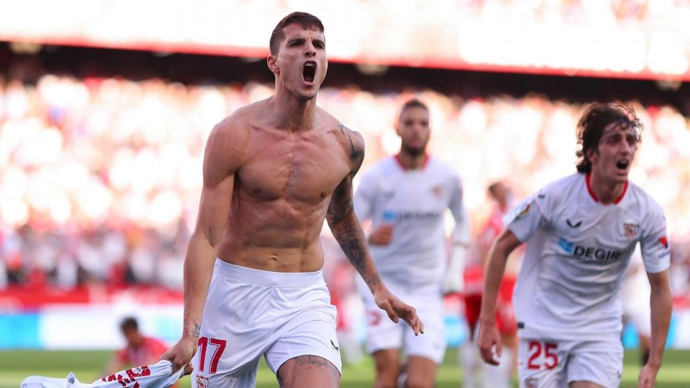 El Sevilla de Sampaoli ganó gracias a los goles de Lamela y Ocampos