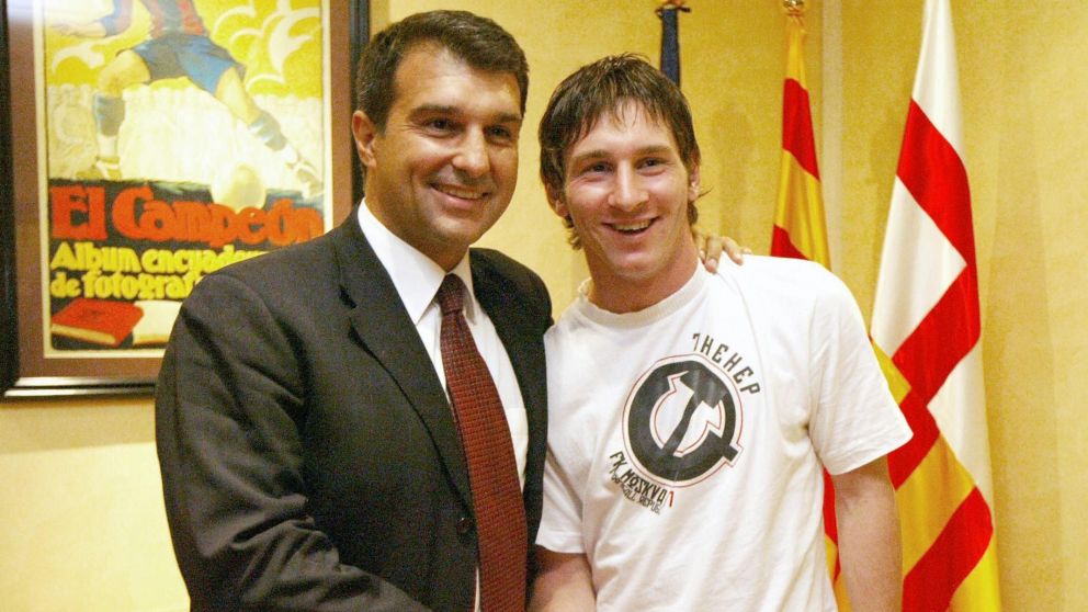 Laporta reconoció contactos con Messi y los hinchas de Barcelona se ilusionan