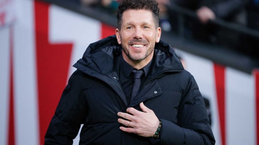 Diego Simeone aplastó al equipo de Jorge Sampaoli y marcó un récord en el Atlético Madrid