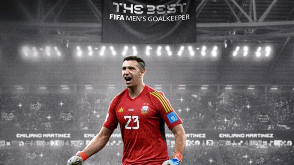 Emiliano Dibu Martínez ganó el premio The Best como mejor arquero del 2022