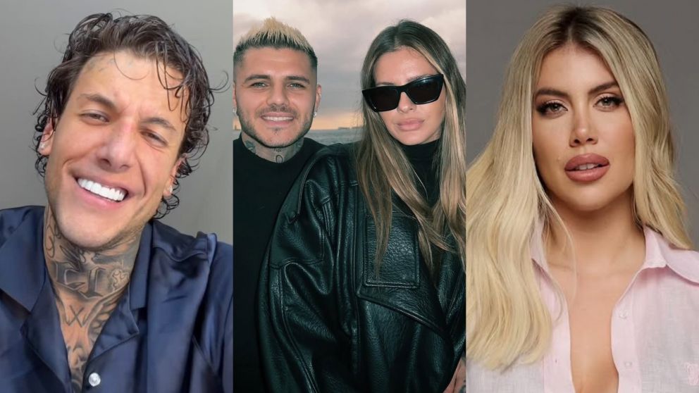 La propuesta de Alex Caniggia. (Foto: Instagram/ @wanda_nara @mauroicardi y @alexcaniggia).