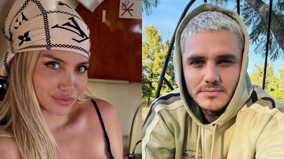 Wanda Nara despidió a sus hijas con un emotivo mensaje antes del reencuentro con Mauro Icardi. (Foto: Instagram/ @wanda_nara y @mauroicardi).