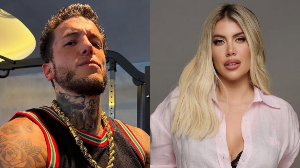 La fuerte reacción de Alex Caniggia ante la demanda de Wanda Nara. (Foto: Instagram/ @alexcaniggia y @wandabadbitch).