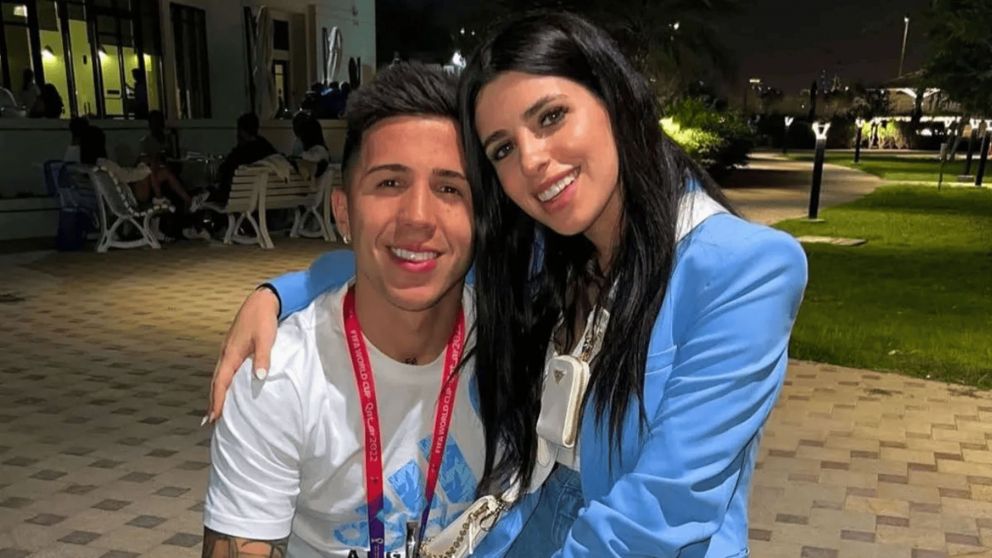 Enzo Fernández y Valentina Cervantes se reconciliaron y ella reveló qué hizo que el futbolista cambie de opinión (Foto web).