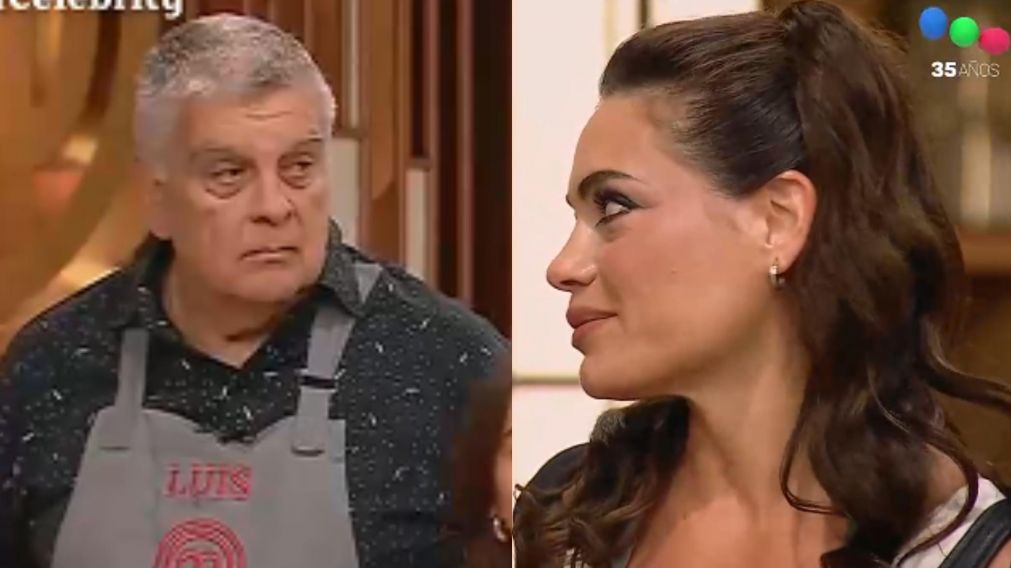 El fuerte cruce en "MasterChef Celebrity" entre Luis Ventura y Emilia Attias por falsos rumores.