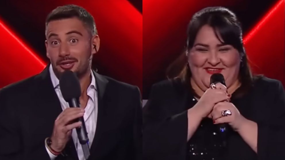 Una participante de "La Voz Argentina" sorprendió a Nico Occhiato con una picante revelación. (Foto: Captura Youtube/ La Voz Argentina).