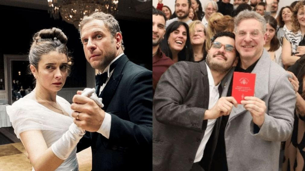 De la boda frustrada en Relatos Salvajes al amor real: Diego Gentile se casó en Buenos Aires.