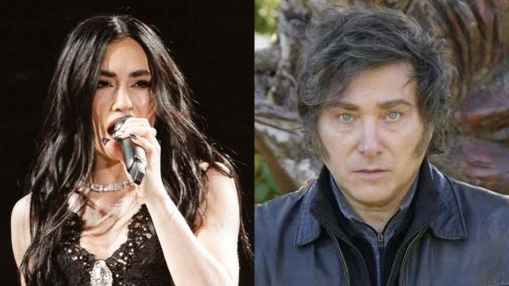 Lali Esp�sito lanz� "Payaso", su nuevo tema que estar�a dedicado a Javier Milei. (Foto: Instagram/ @somesgelatina @irishsuarez y @javiermilei).
