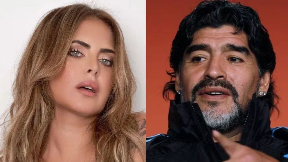 Silvina Luna y Diego Armando Maradona.