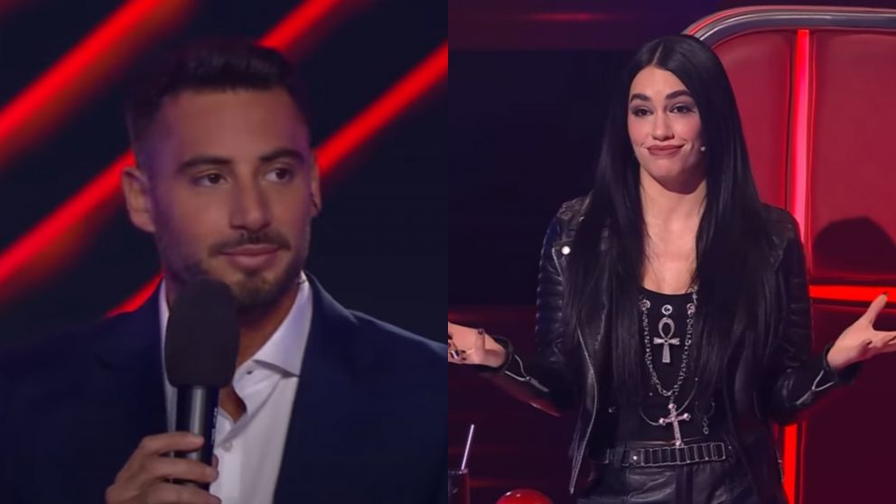 "La Voz Argentina": Nico Occhiato quiso ser casamentero, pero Lali Espósito lo dejó mal parado.