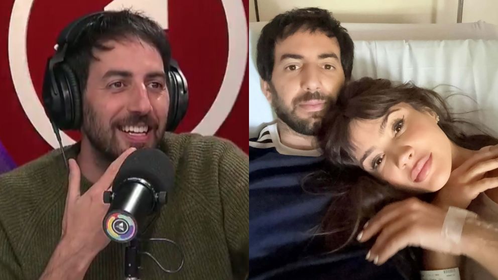 Santiago Korovsky se incomodó cuando le preguntaron por Celeste Cid. (Foto: Captura Urbana Play e Instagram/ @mcelestia).