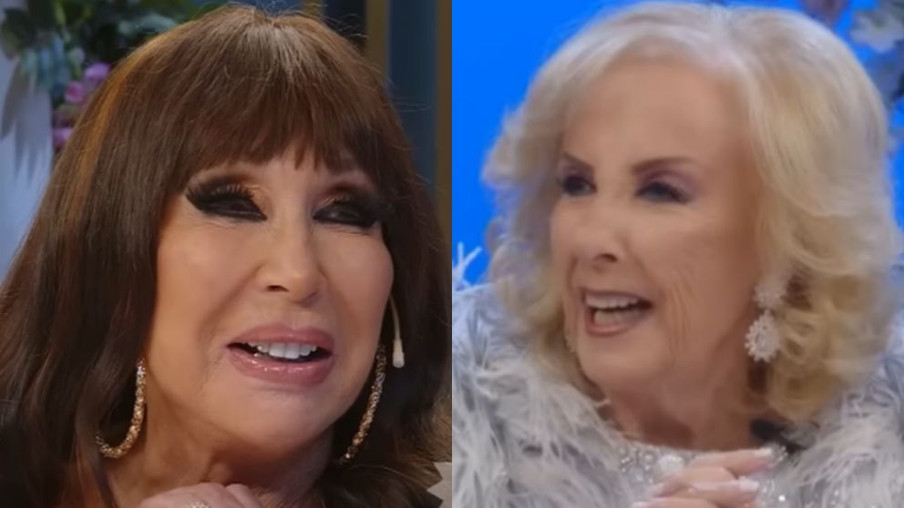 Moria Casán volvió a la mesa de Mirtha Legrand. (Foto: Instagram/ Captura Youtube El Trece).