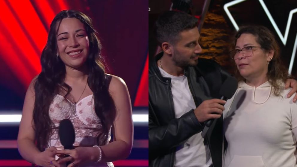 "La Voz Argentina": la t�a de una participante se enoj� con los coaches por no darse vuelta.