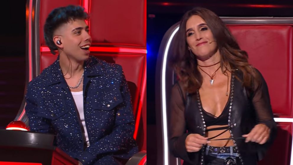 "La Voz Argentina": un participante cordobés iba a elegir a Luck Ra, pero la Sole le devolvió el bloqueo al cantante.