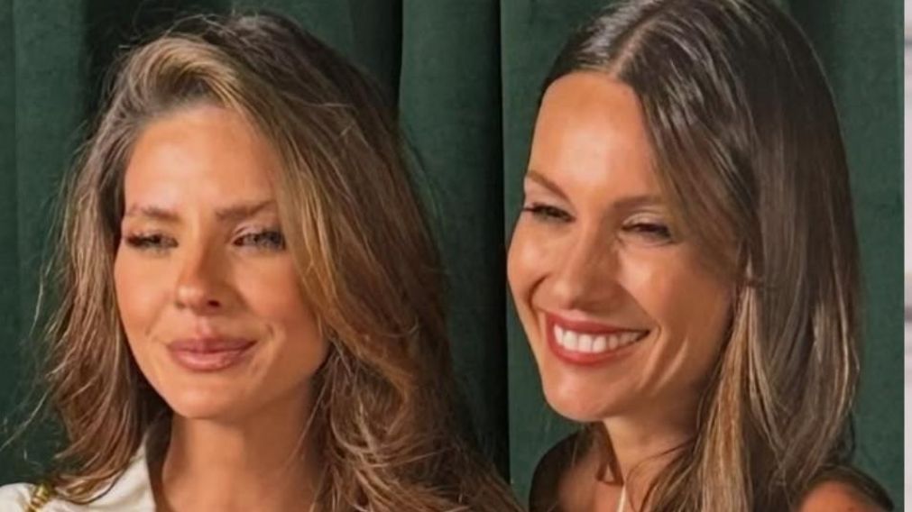 El inesperado abrazo entre Pampita y la China Suárez tras la filtración de los chats que hizo Wanda Nara (Instagram/@chismesdeker y @wanda_nara).