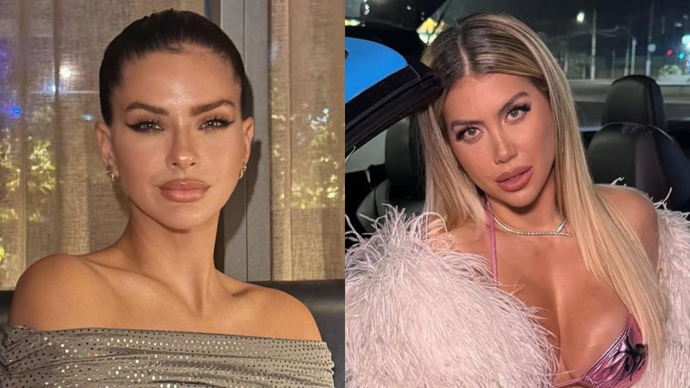 La China Su�rez denunci� que fue amenazada de muerte tras el esc�ndalo con Wanda Nara. (Foto: Instagram/ @sangrejaponesa y @wanda_nara).