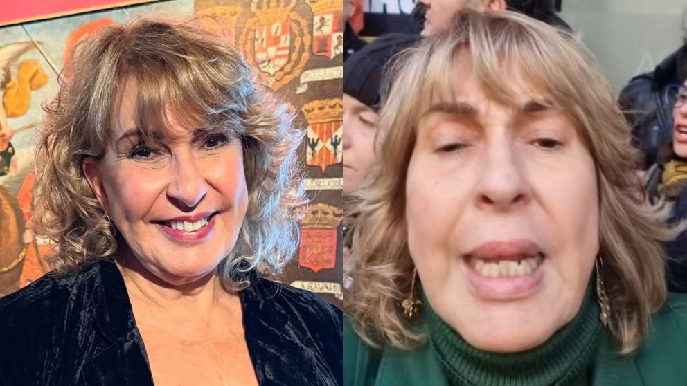 Georgina Barbarossa denunció represión policial en un protesta en defensa del Instituto Nacional del Teatro. (Foto: Instagram/ @geobarbarossa).
