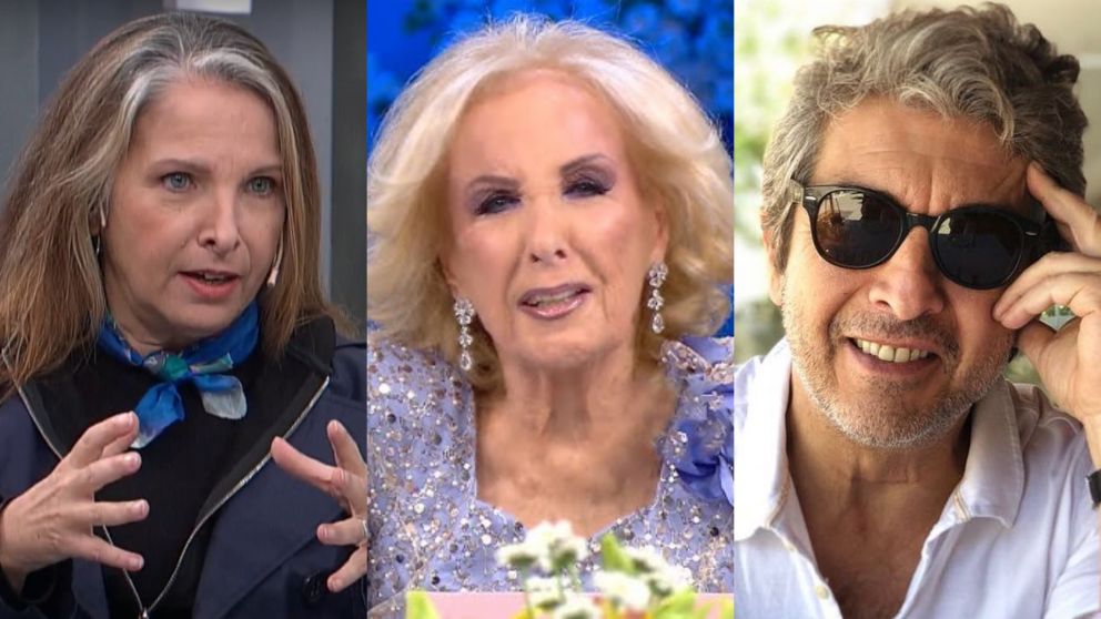 Mirtha Legrand se quebró al hablar de la muerte de Alejandra Darín en medio de la visita de Ricardo a su programa. (Foto: Revista Gente, Instagram/ @ricardodarinok).