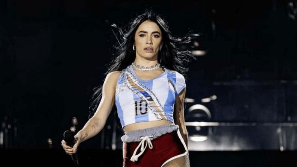 Lali Esp�sito se present� en V�lez. (Foto: Instagram/ @lali).