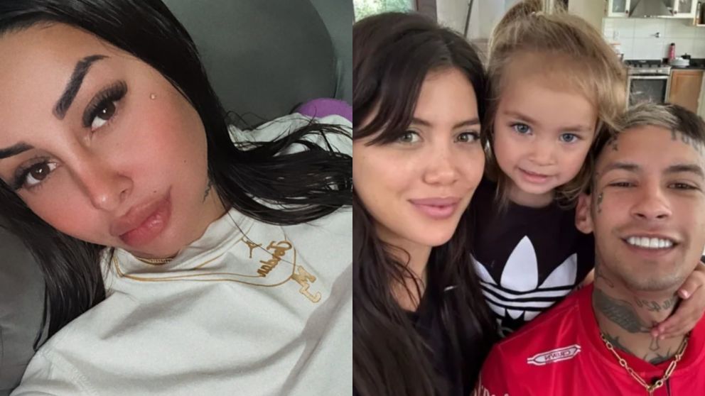 Tamara Báez reaccionó a la foto de Wanda Nara junto a L-Gante y su hija, Jamaica. (Foto: Instagram/ @tamibaez222).