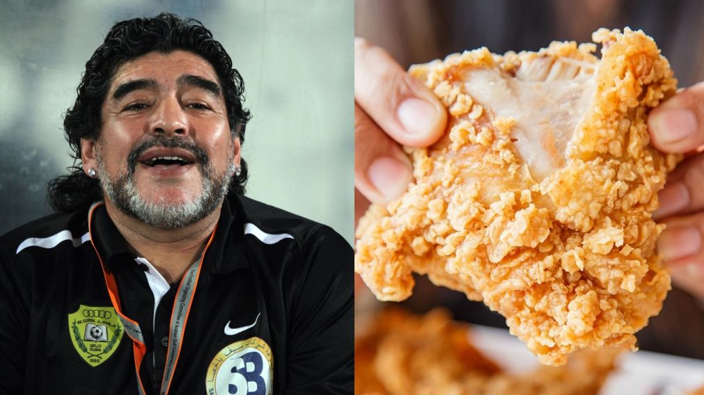 La receta del pollo frito que Claudia Villafañe le dedicó a Diego Maradona.