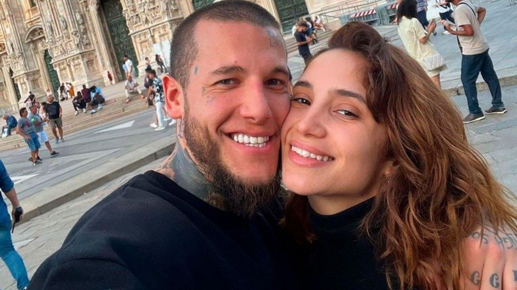 Alex Caniggia y Melody Luz, separados.