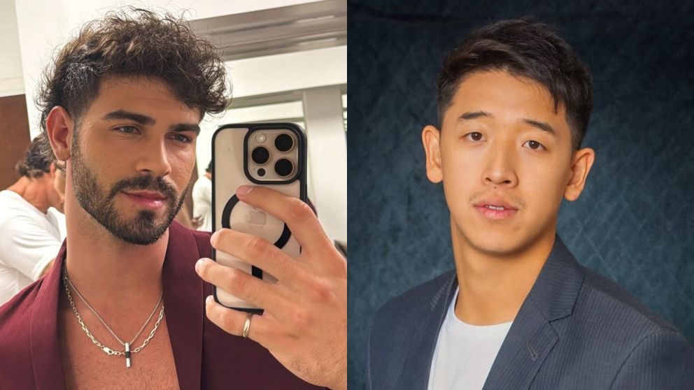 Martín Ku y Nicolás Grosman, denunciados por publicitar un trabajo para chicas jóvenes en Rusia. (Foto: Instagram/ @martinku98 y @nicoogrosman).